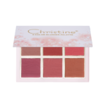 Christine Palette blusher 6 colors NO: B CH-B2202